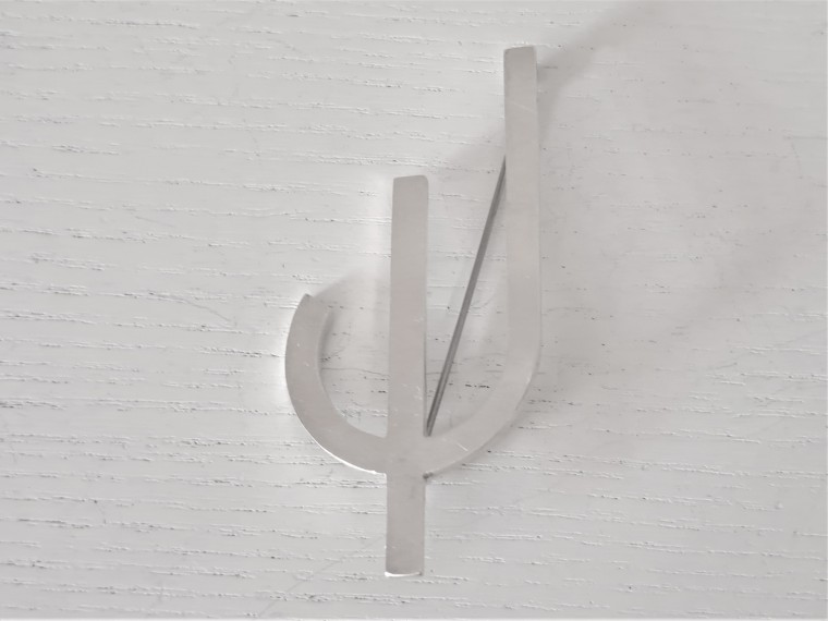 MONOGRAMBROSCH, WIWEN NILSSON LUND 1955